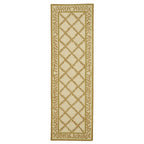 SAFAVIEH Handmade Chelsea Sunstripe Trellis French Country Wool Rug