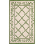 SAFAVIEH Handmade Chelsea Sunstripe Trellis French Country Wool Rug