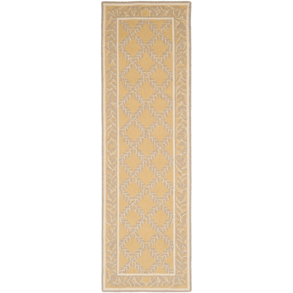 SAFAVIEH Handmade Chelsea Sunstripe Trellis French Country Wool Rug