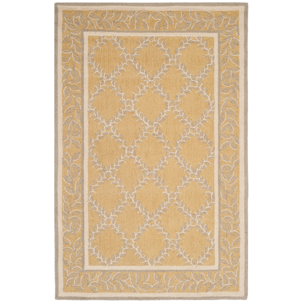 SAFAVIEH Handmade Chelsea Sunstripe Trellis French Country Wool Rug