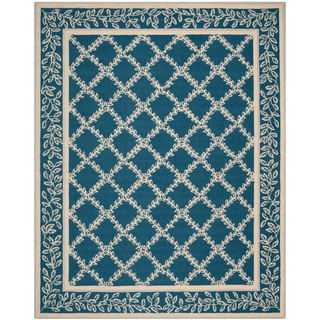 SAFAVIEH Handmade Chelsea Sunstripe Trellis French Country Wool Rug