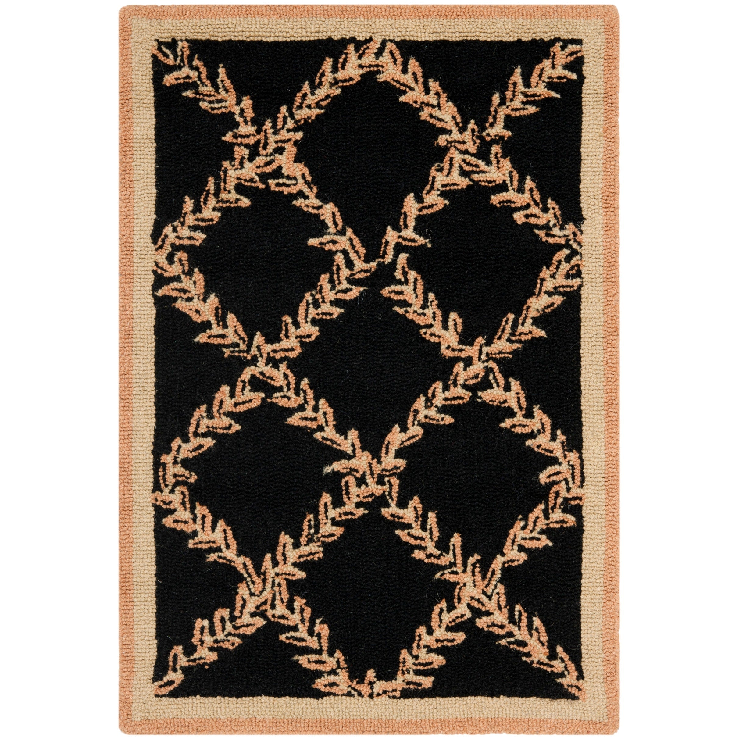 SAFAVIEH Handmade Chelsea Sunstripe Trellis French Country Wool Rug