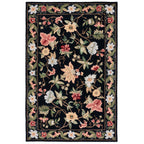 SAFAVIEH Handmade Chelsea Yauhenia French Country Floral Wool Rug