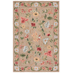 SAFAVIEH Handmade Chelsea Yauhenia French Country Floral Wool Rug