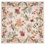 SAFAVIEH Handmade Chelsea Yauhenia French Country Floral Wool Rug