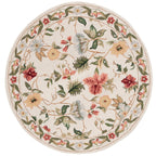 SAFAVIEH Handmade Chelsea Yauhenia French Country Floral Wool Rug