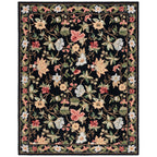 SAFAVIEH Handmade Chelsea Yauhenia French Country Floral Wool Rug