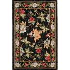 SAFAVIEH Handmade Chelsea Yauhenia French Country Floral Wool Rug