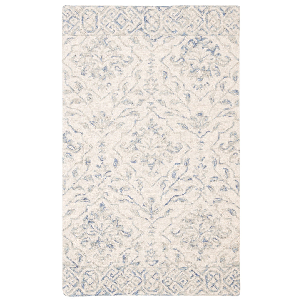 SAFAVIEH Handmade Dip Dye Elvedina Floral Wool Rug