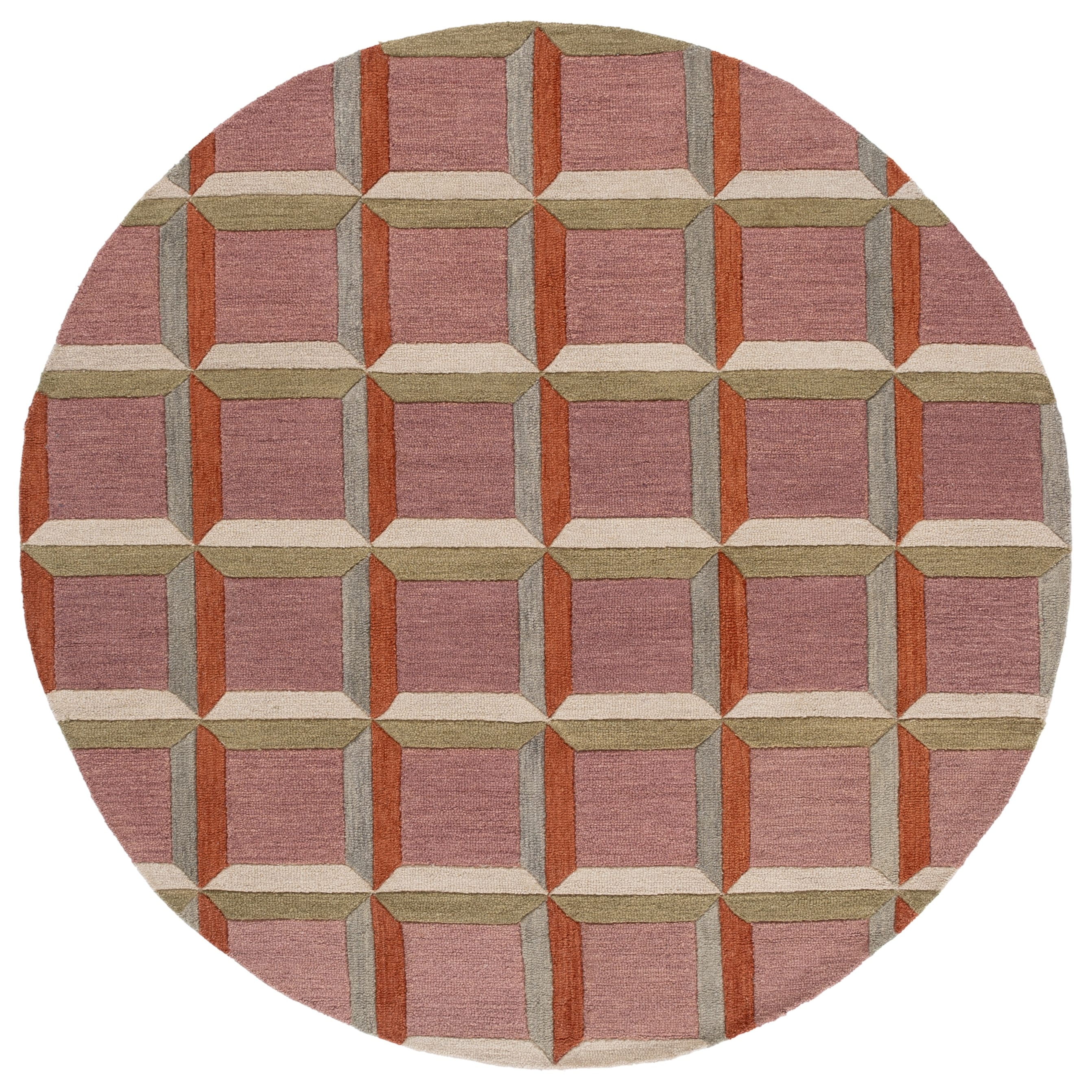 SAFAVIEH Handmade Genre Hikariko Mid-Century Modern Wool Rug