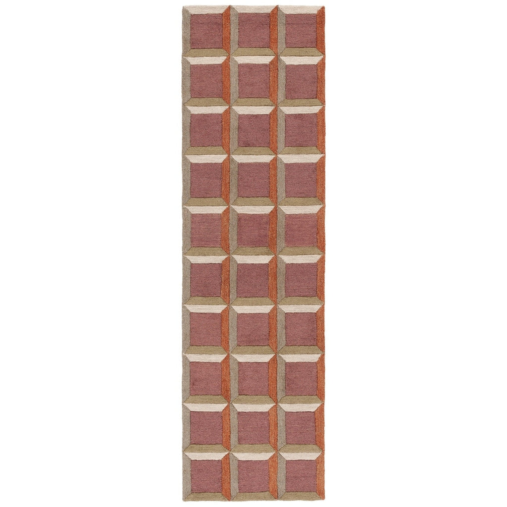 SAFAVIEH Handmade Genre Hikariko Mid-Century Modern Wool Rug