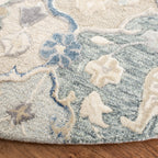 SAFAVIEH Handmade Glamour Printed Floral Wool Rug