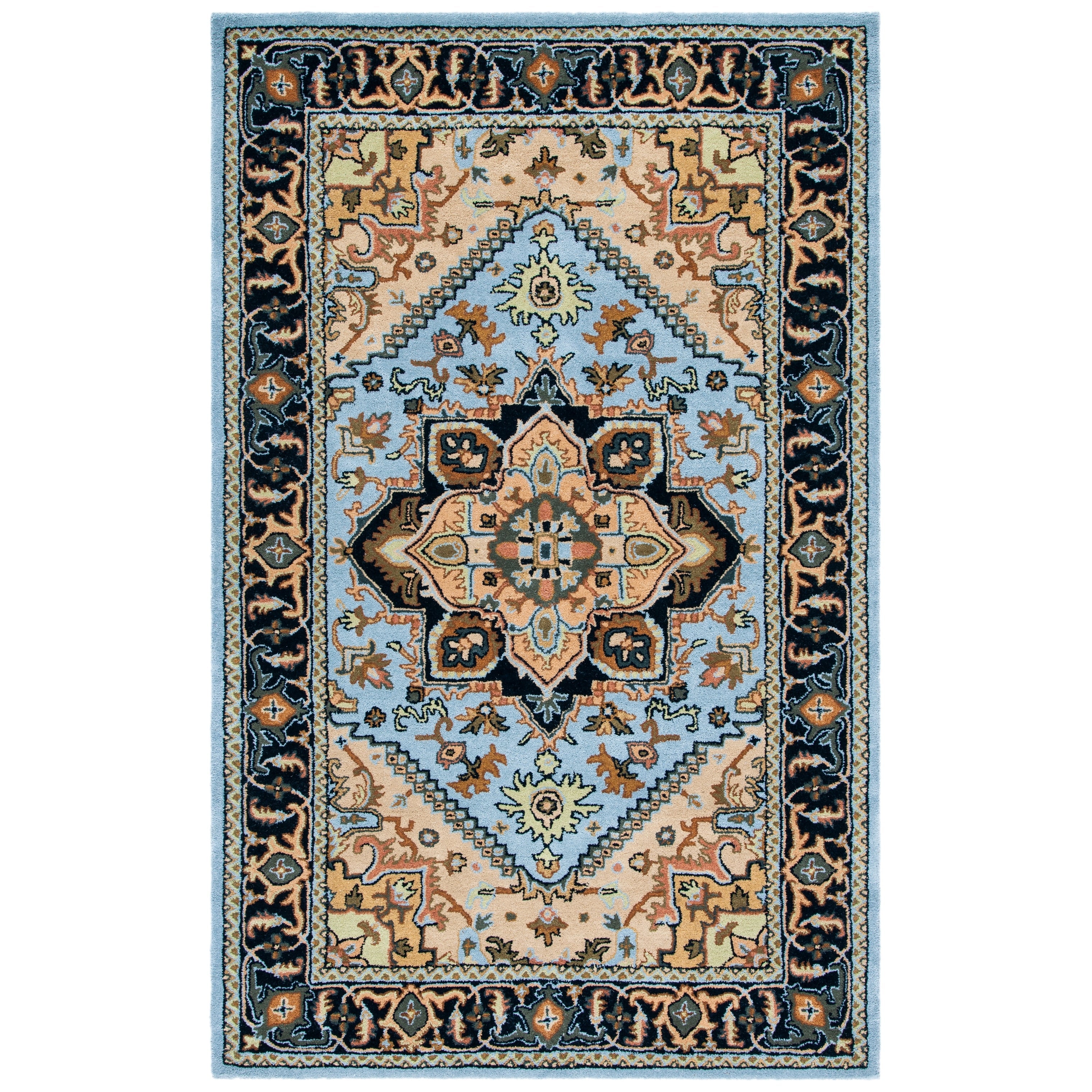 SAFAVIEH Handmade Heritage Carrol Traditional Oriental Wool Rug