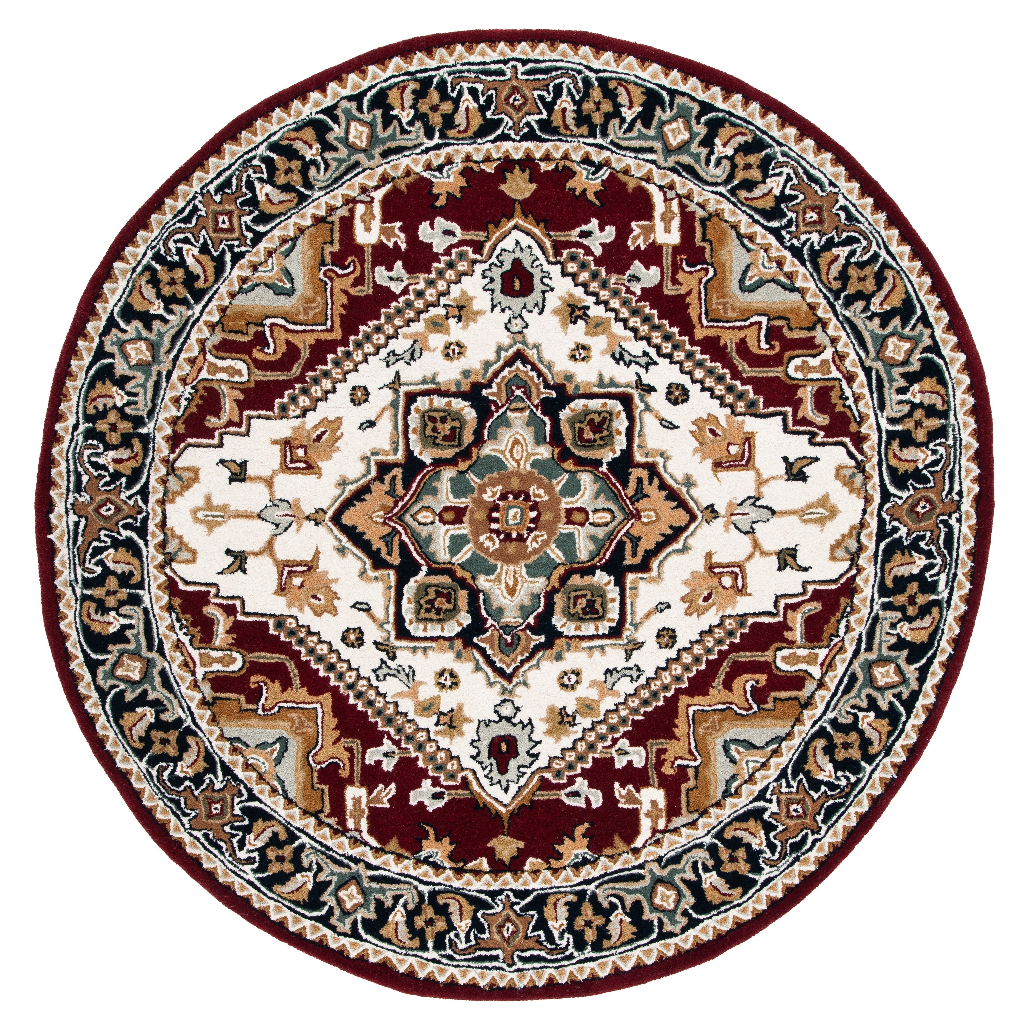 SAFAVIEH Handmade Heritage Carrol Traditional Oriental Wool Rug
