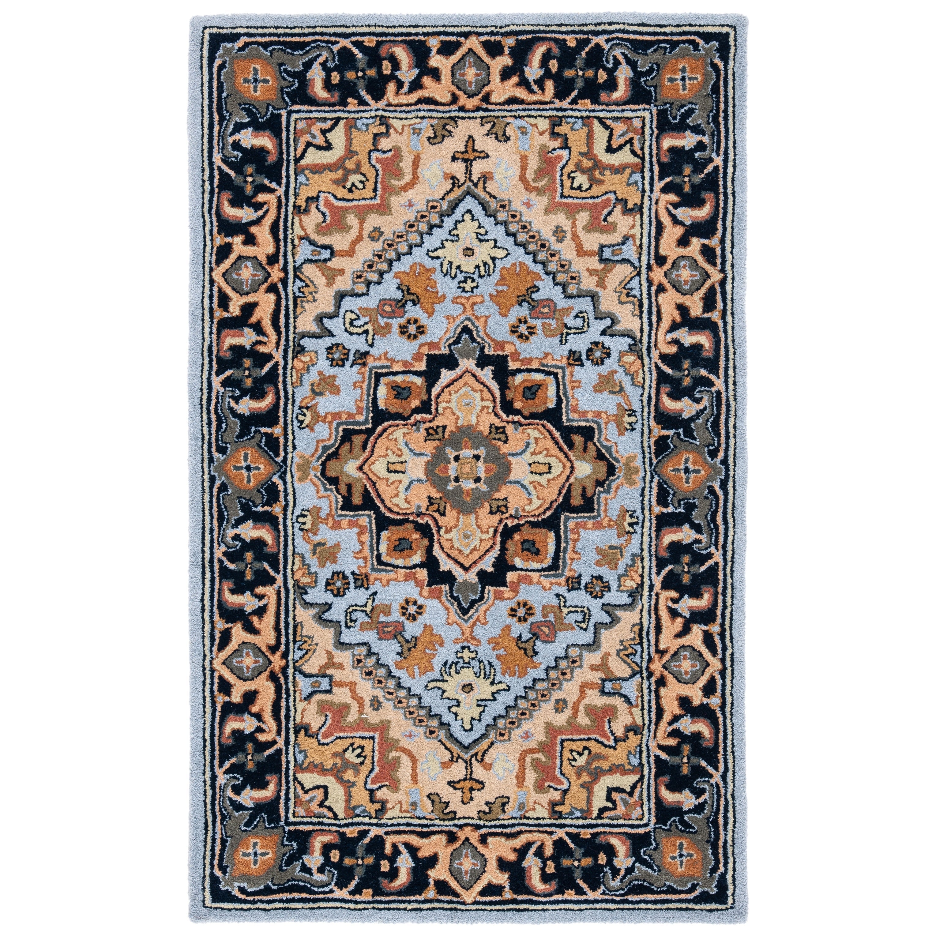 SAFAVIEH Handmade Heritage Carrol Traditional Oriental Wool Rug