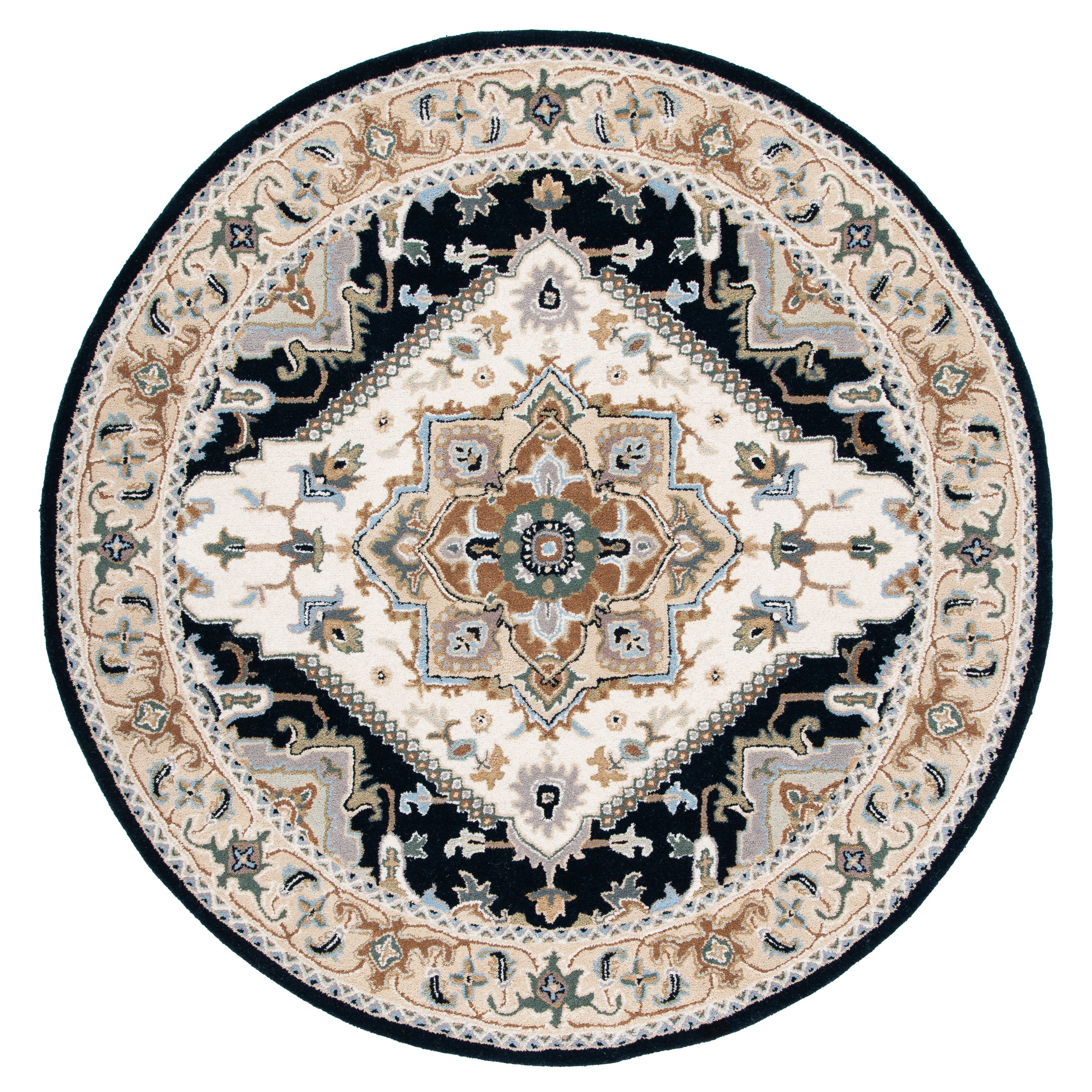 SAFAVIEH Handmade Heritage Carrol Traditional Oriental Wool Rug