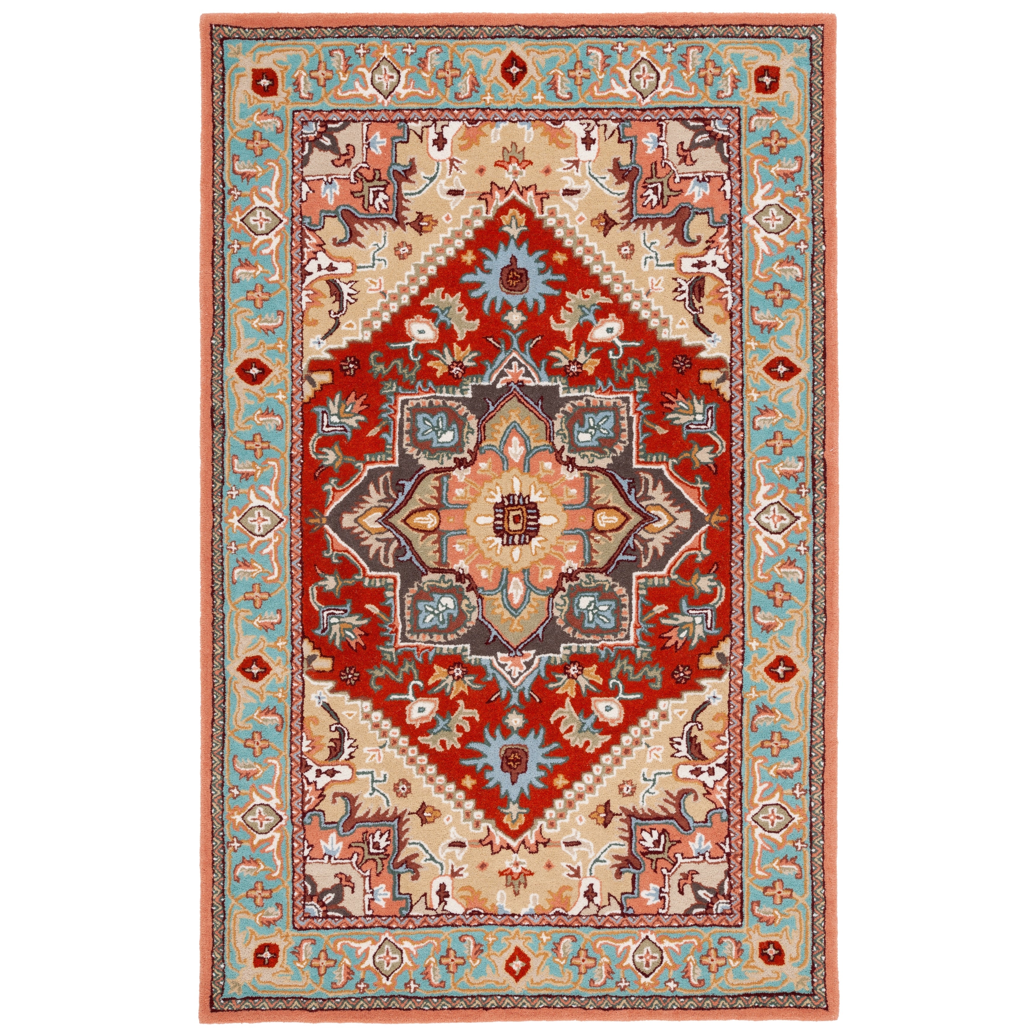 SAFAVIEH Handmade Heritage Carrol Traditional Oriental Wool Rug