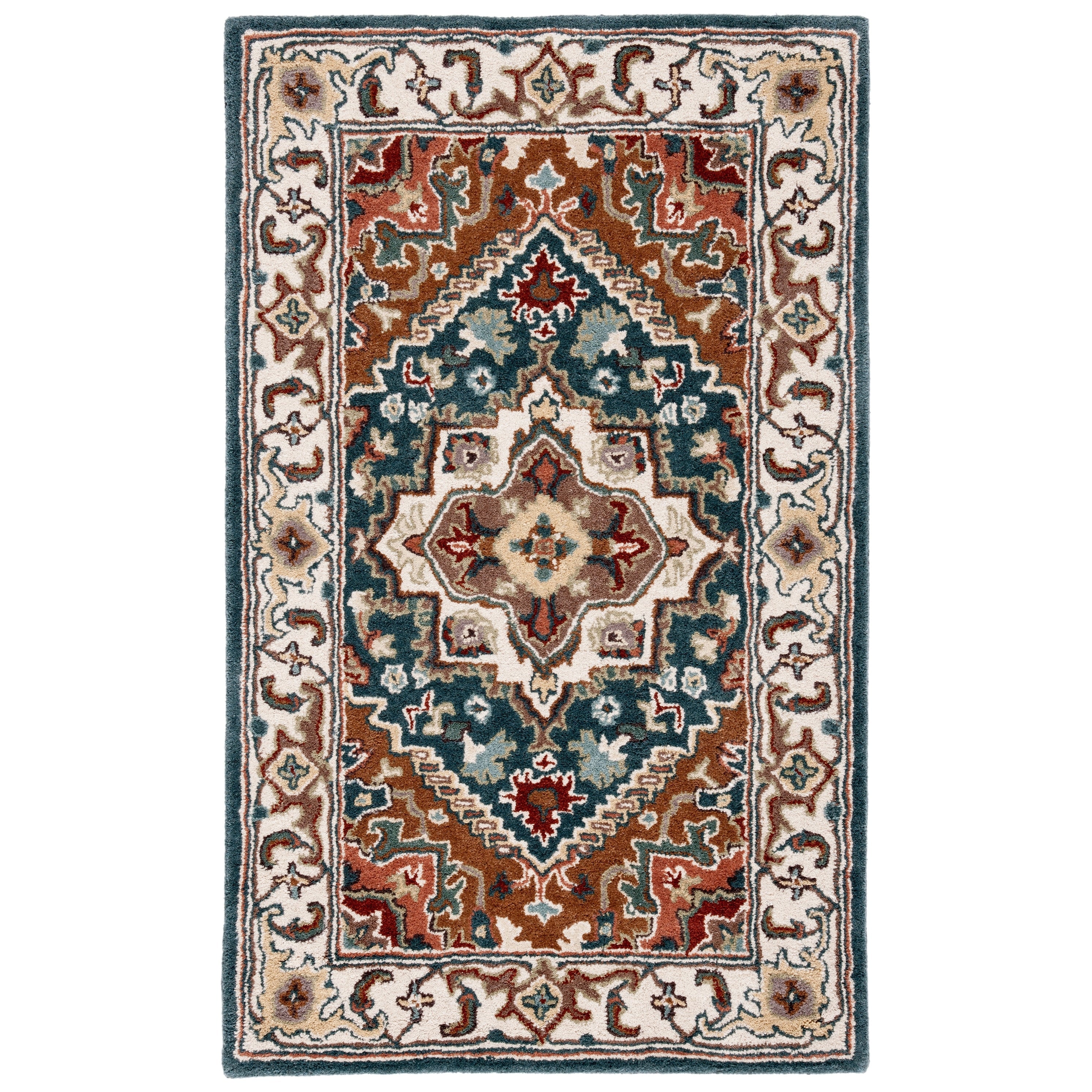 SAFAVIEH Handmade Heritage Carrol Traditional Oriental Wool Rug