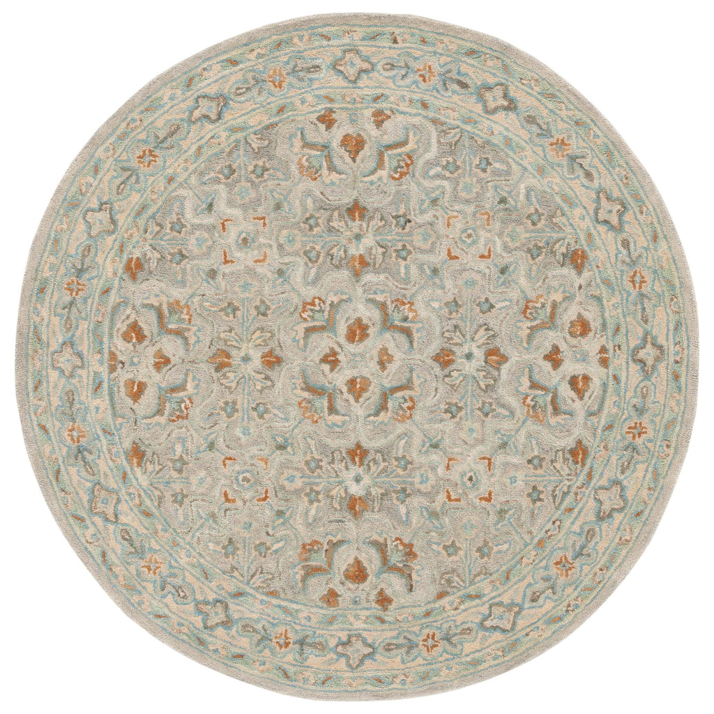 SAFAVIEH Handmade Heritage Damask Traditional Wool Rug