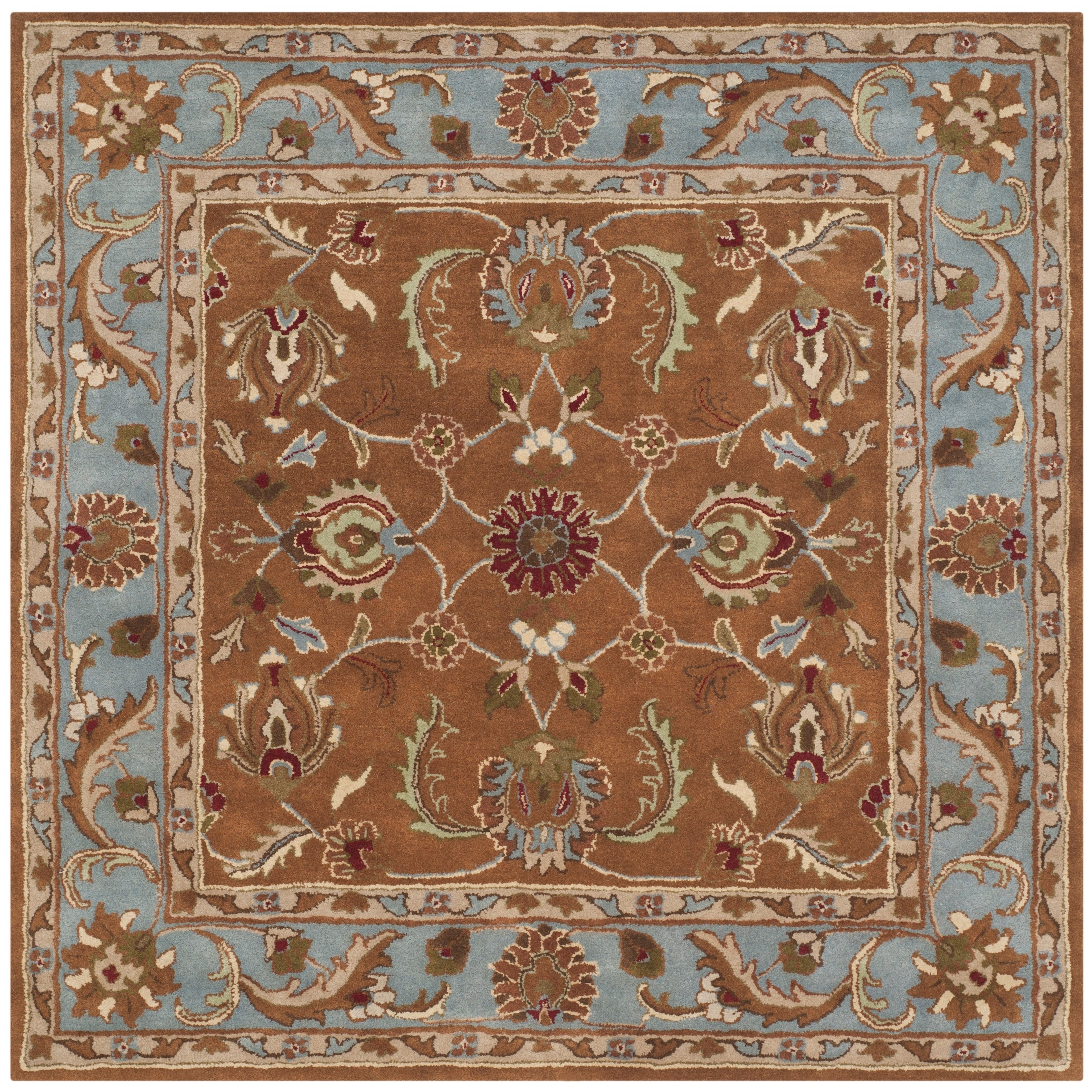 SAFAVIEH Handmade Heritage Full Bloom Traditional Oriental Wool Rug