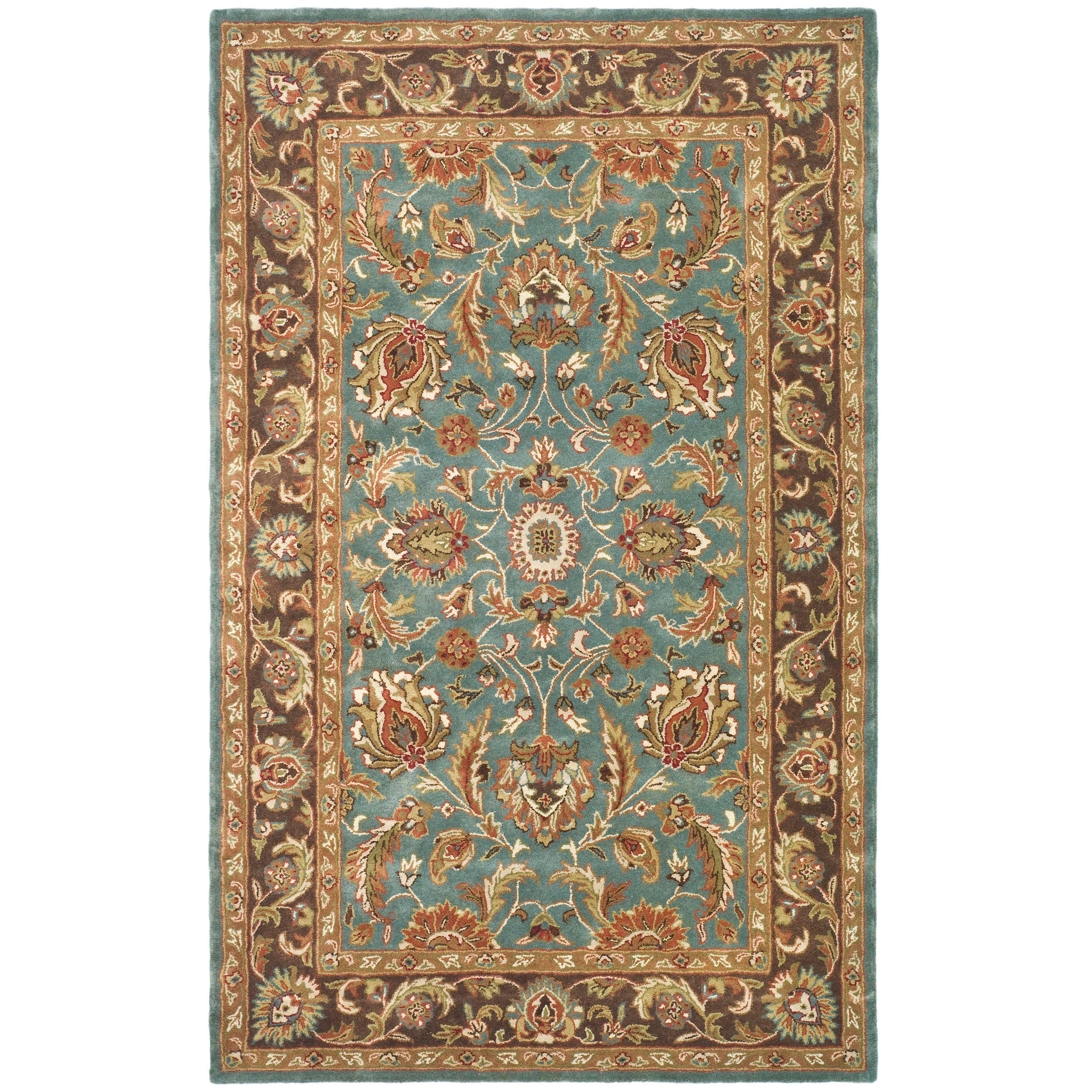 SAFAVIEH Handmade Heritage Full Bloom Traditional Oriental Wool Rug