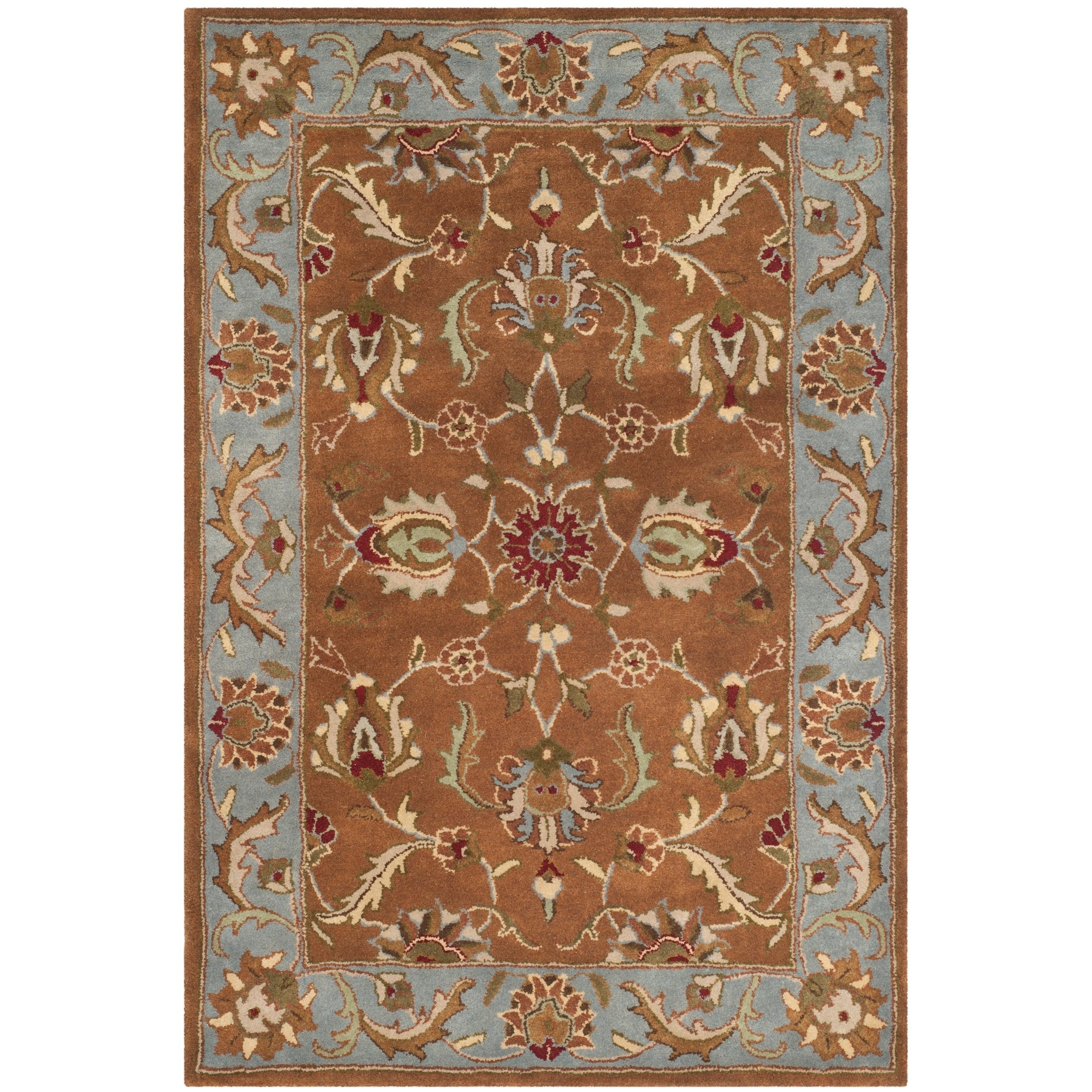 SAFAVIEH Handmade Heritage Full Bloom Traditional Oriental Wool Rug