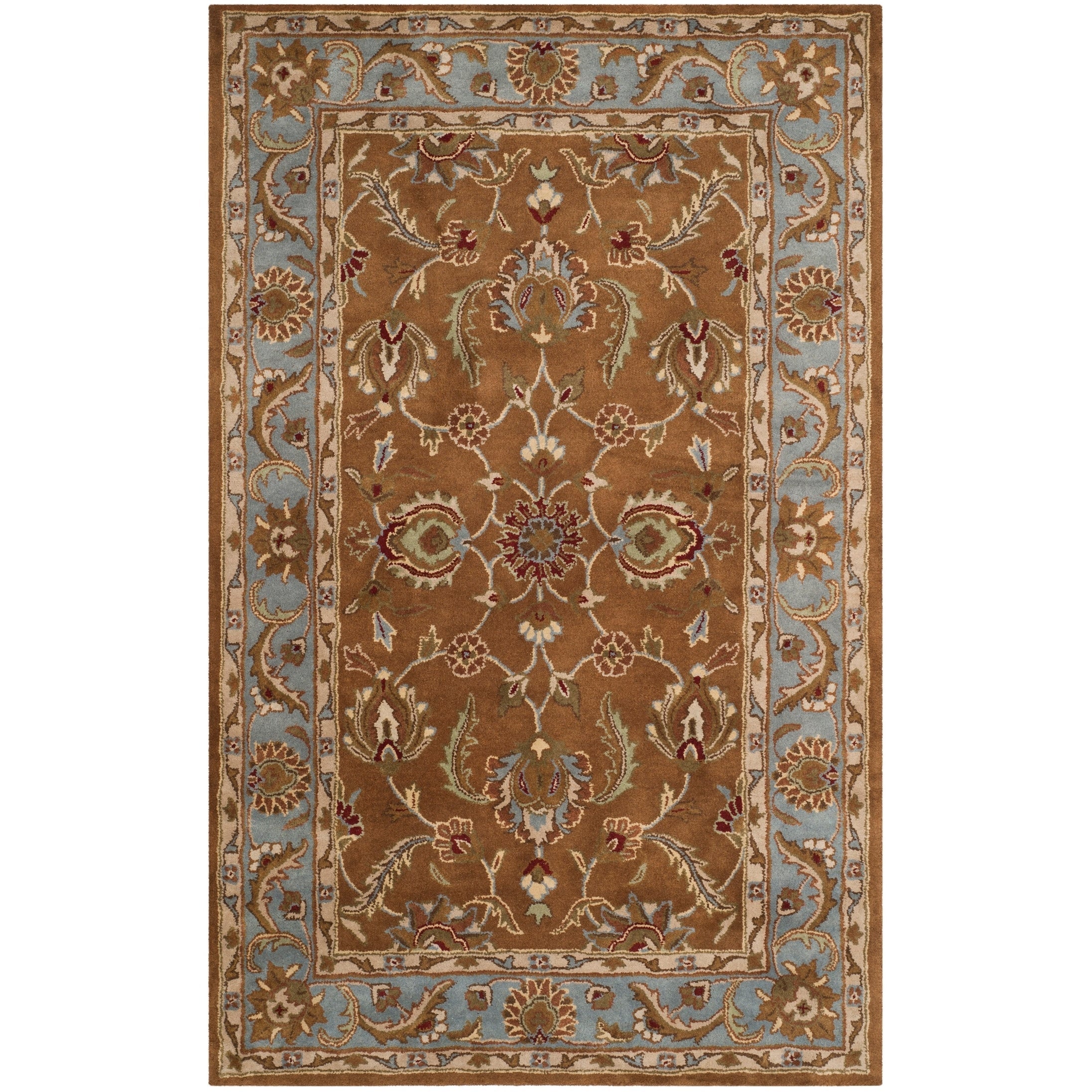SAFAVIEH Handmade Heritage Full Bloom Traditional Oriental Wool Rug