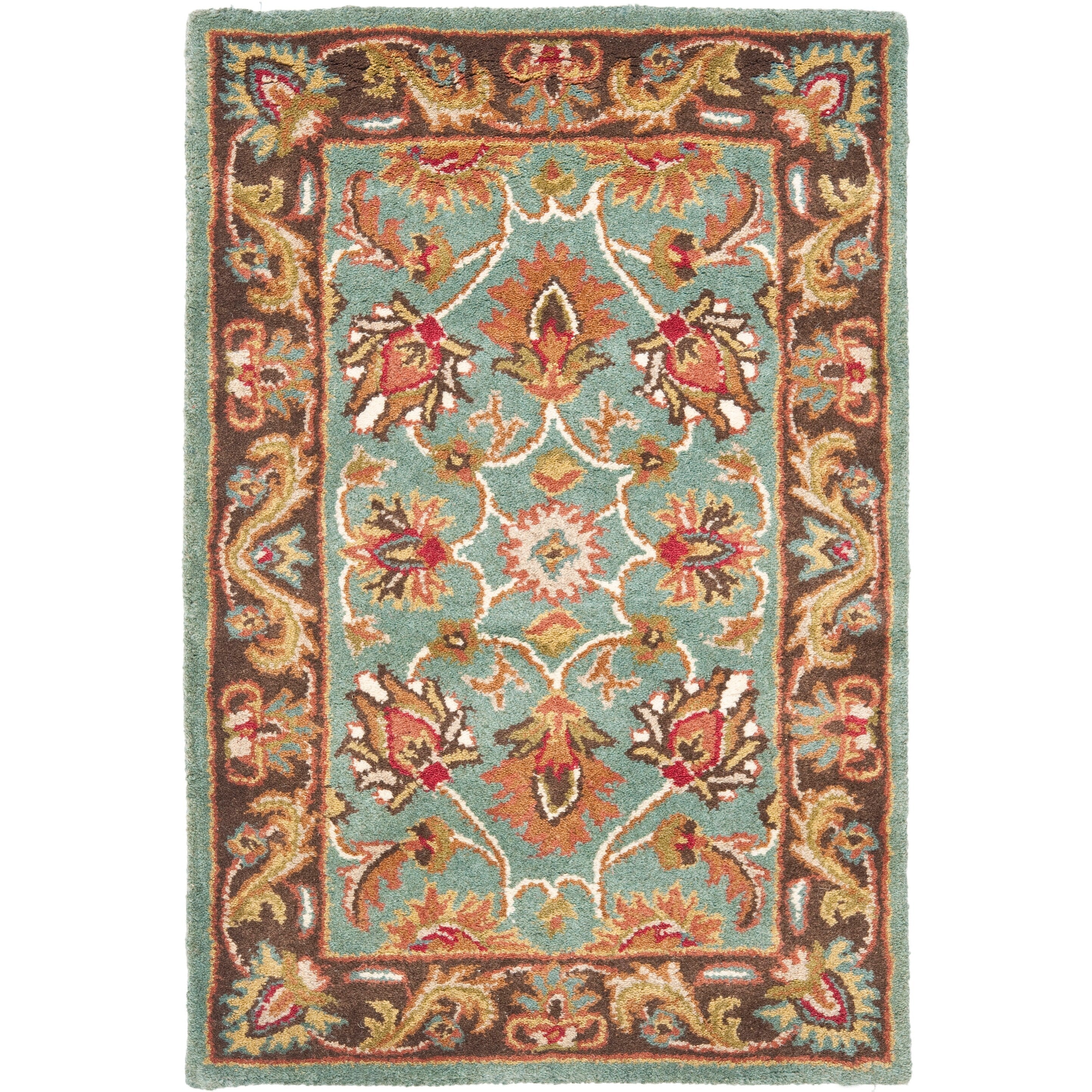 SAFAVIEH Handmade Heritage Full Bloom Traditional Oriental Wool Rug