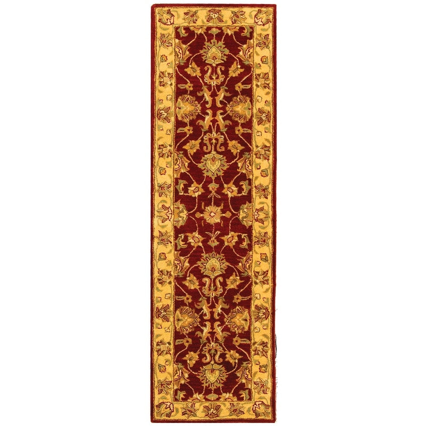 SAFAVIEH Handmade Heritage Kimono Traditional Oriental Wool Rug