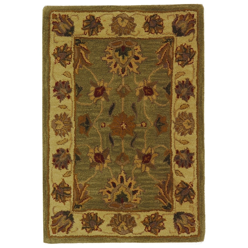 SAFAVIEH Handmade Heritage Kimono Traditional Oriental Wool Rug