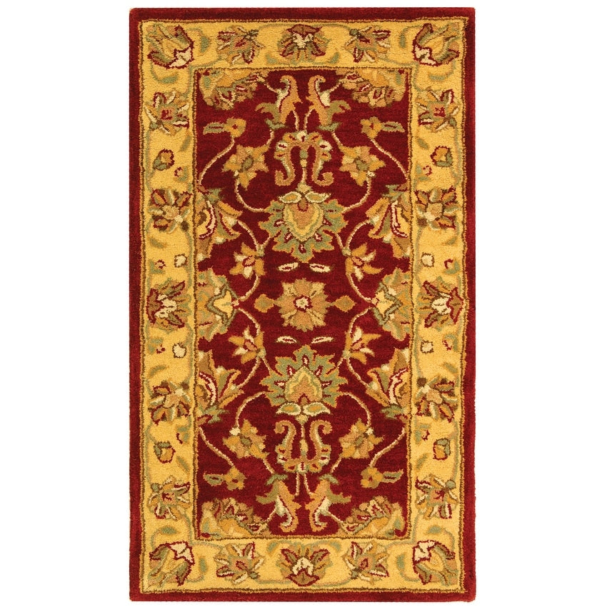 SAFAVIEH Handmade Heritage Kimono Traditional Oriental Wool Rug