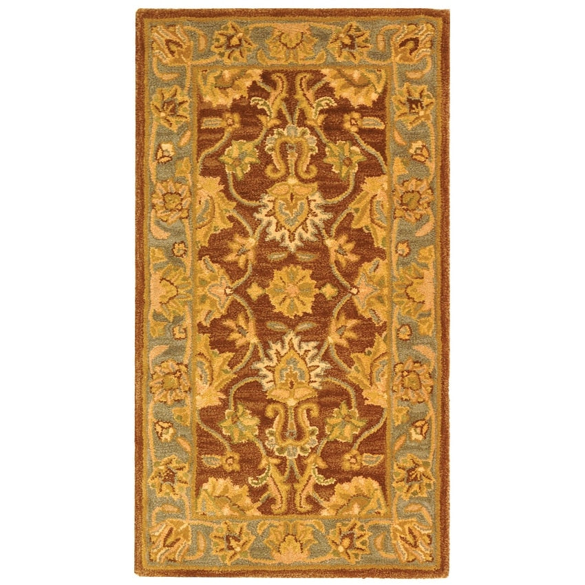 SAFAVIEH Handmade Heritage Kimono Traditional Oriental Wool Rug