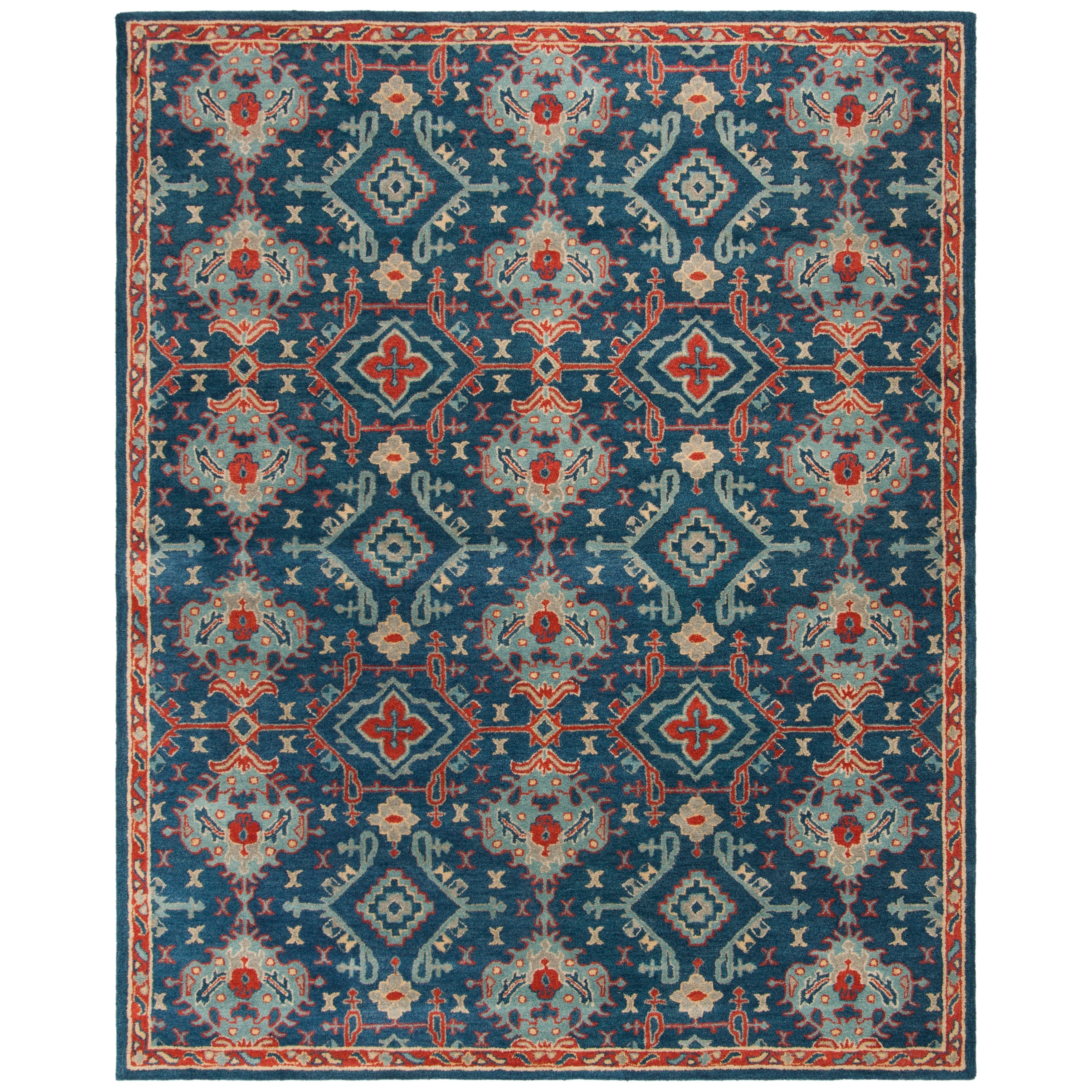 SAFAVIEH Handmade Heritage Pauliina Traditional Oriental Wool Rug