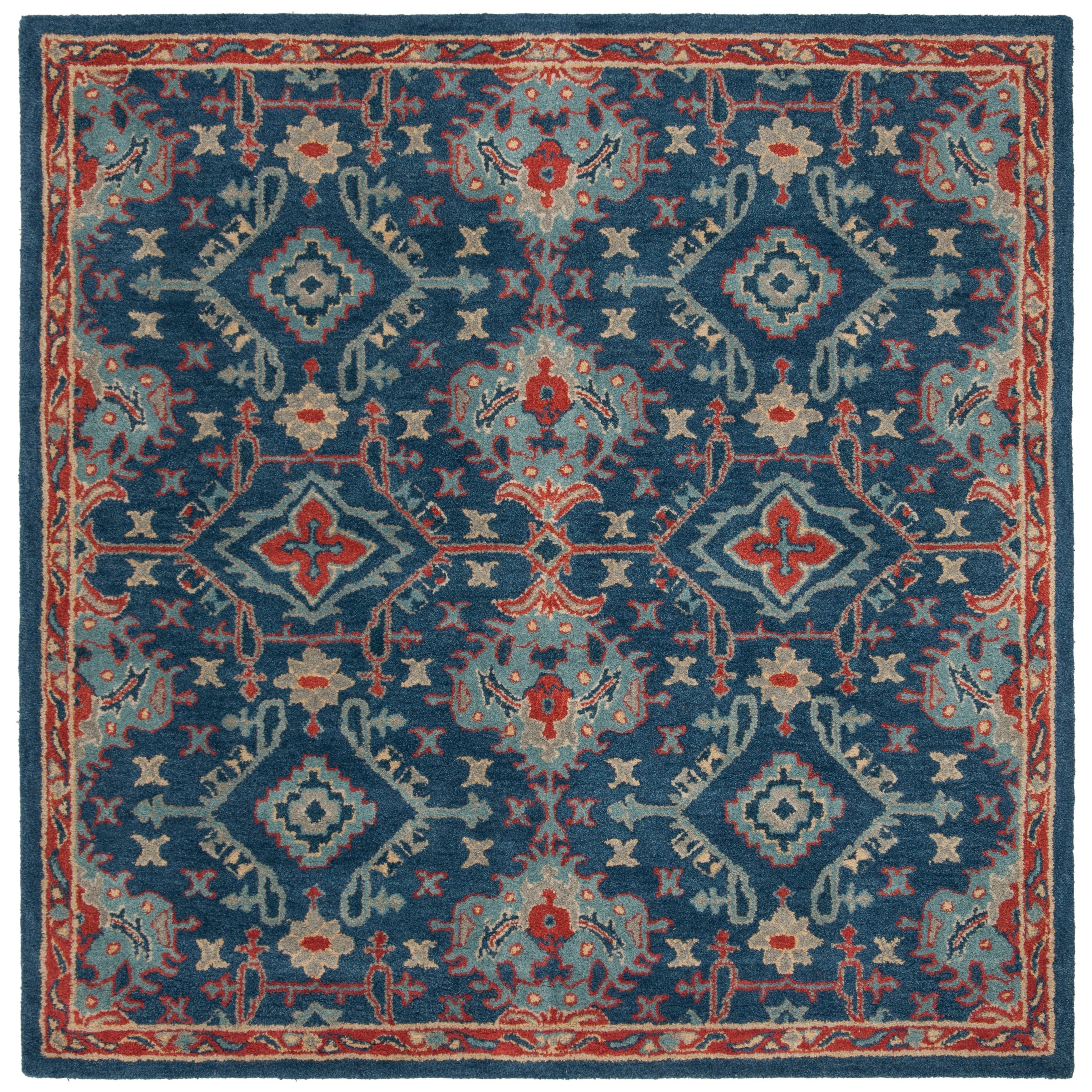 SAFAVIEH Handmade Heritage Pauliina Traditional Oriental Wool Rug