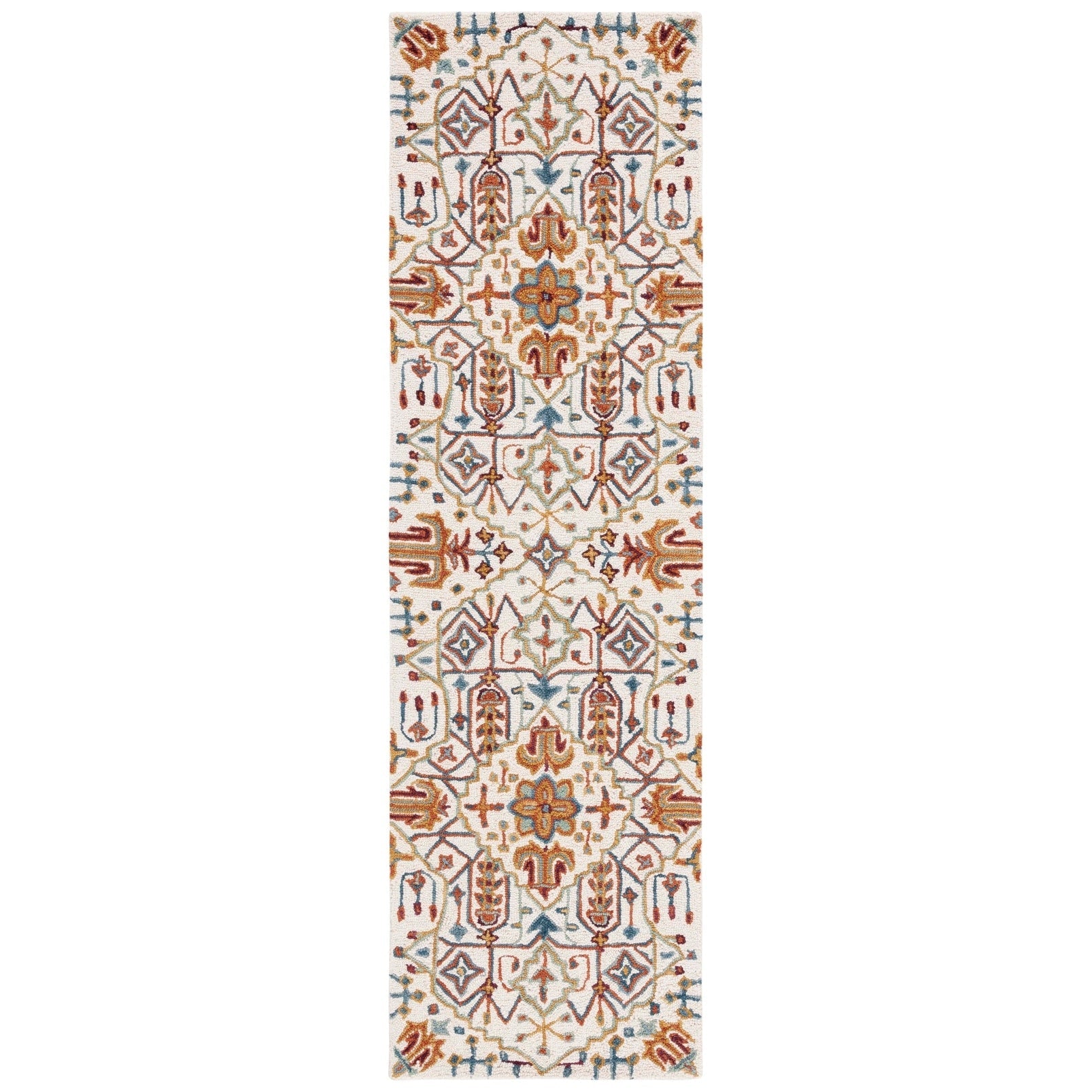 SAFAVIEH Handmade Heritage Snjolaug Floral Wool Rug