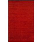 SAFAVIEH Handmade Himalaya Palm Border Modern Wool Rug