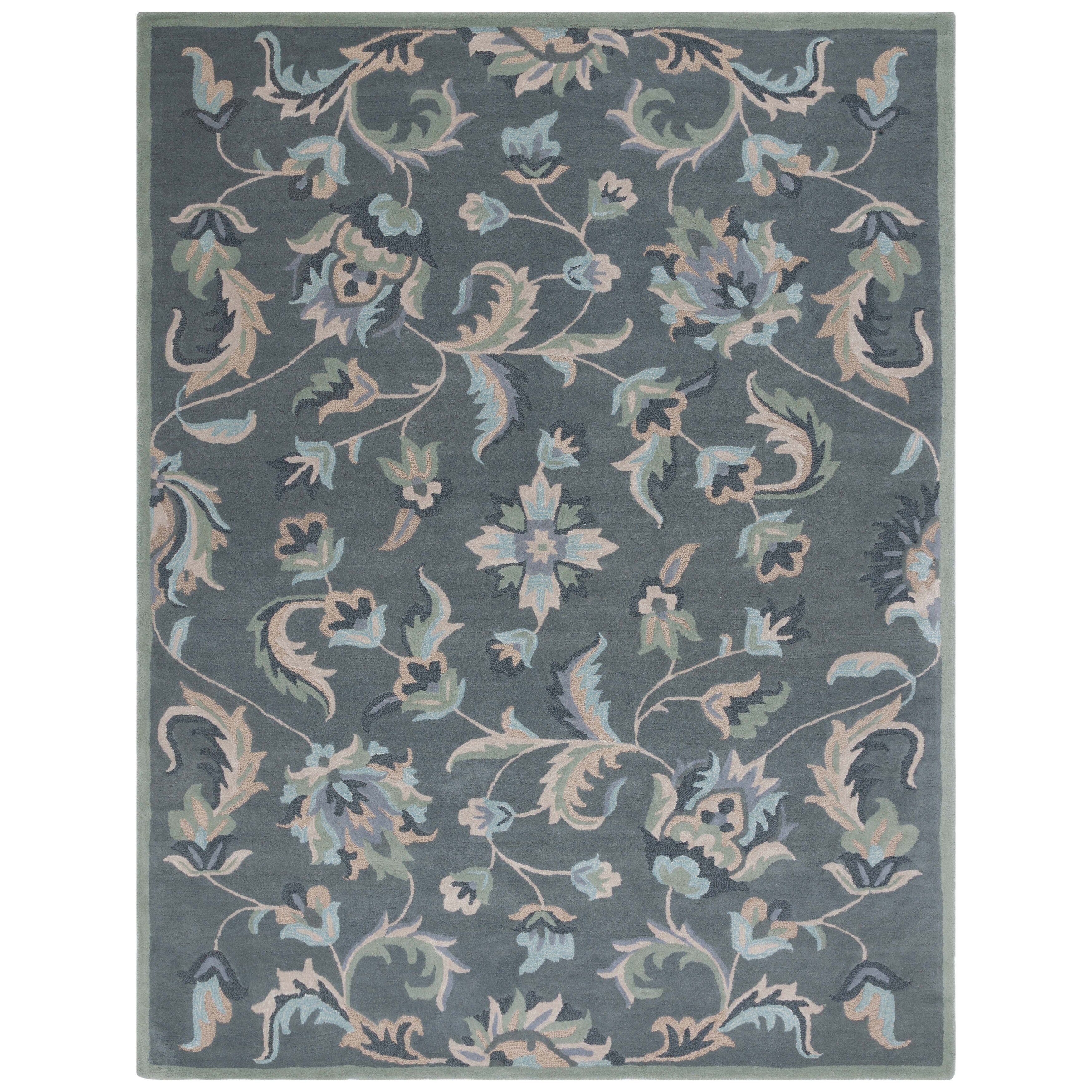 SAFAVIEH Handmade Jardin Aase Country Floral Wool Rug