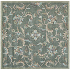 SAFAVIEH Handmade Jardin Aase Country Floral Wool Rug