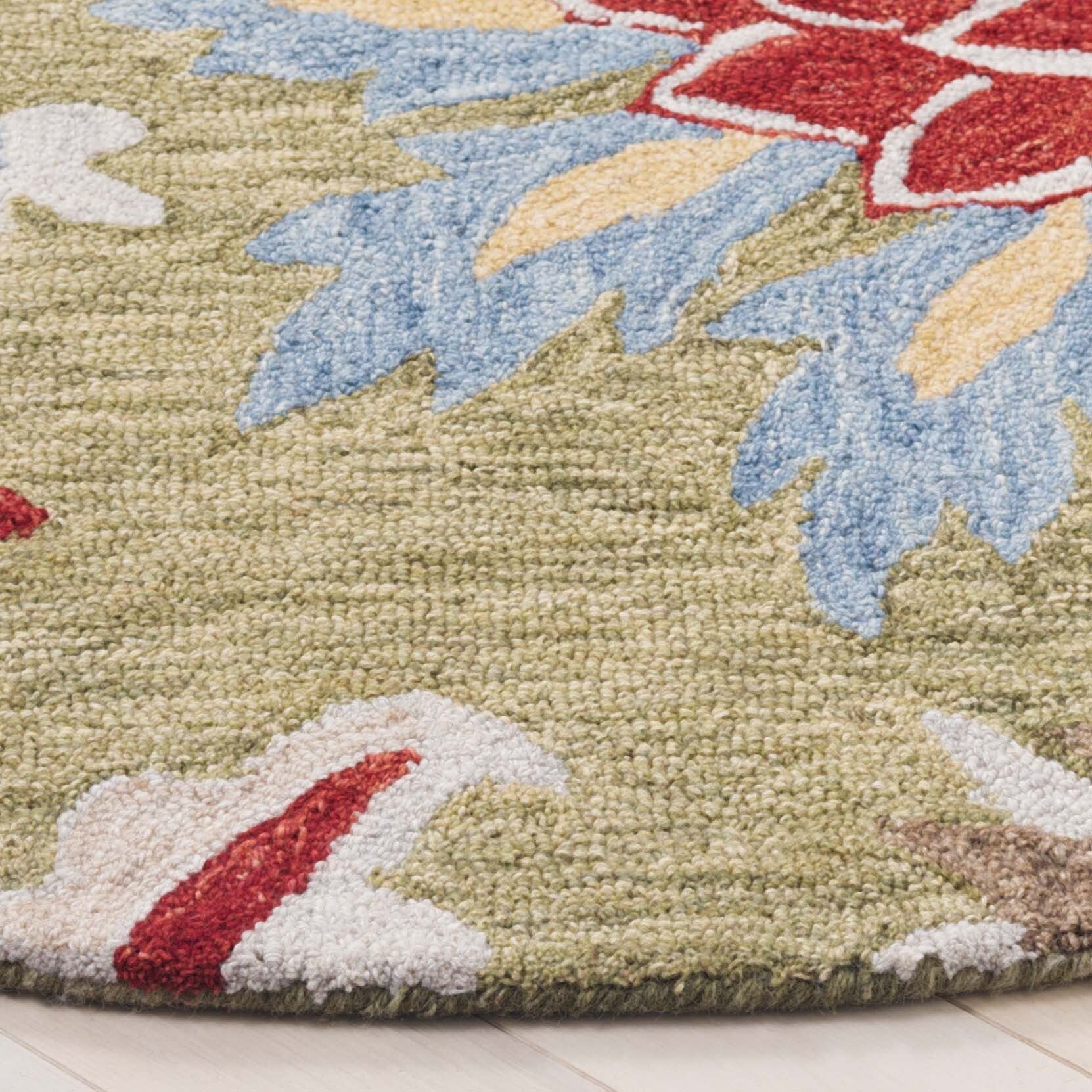 SAFAVIEH Handmade Jardin Asya Country Wool Rug