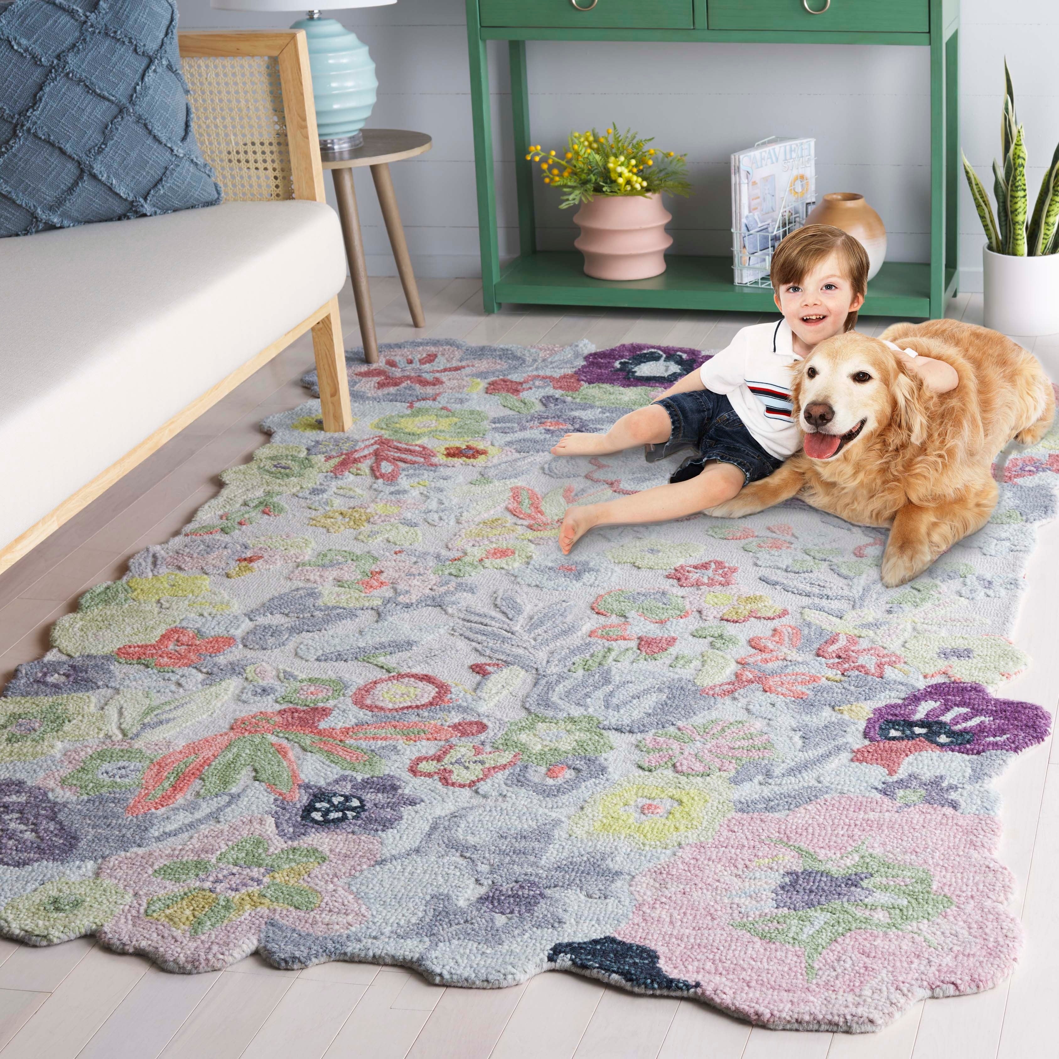 SAFAVIEH Handmade Jardin Malfrid Country Wool Rug