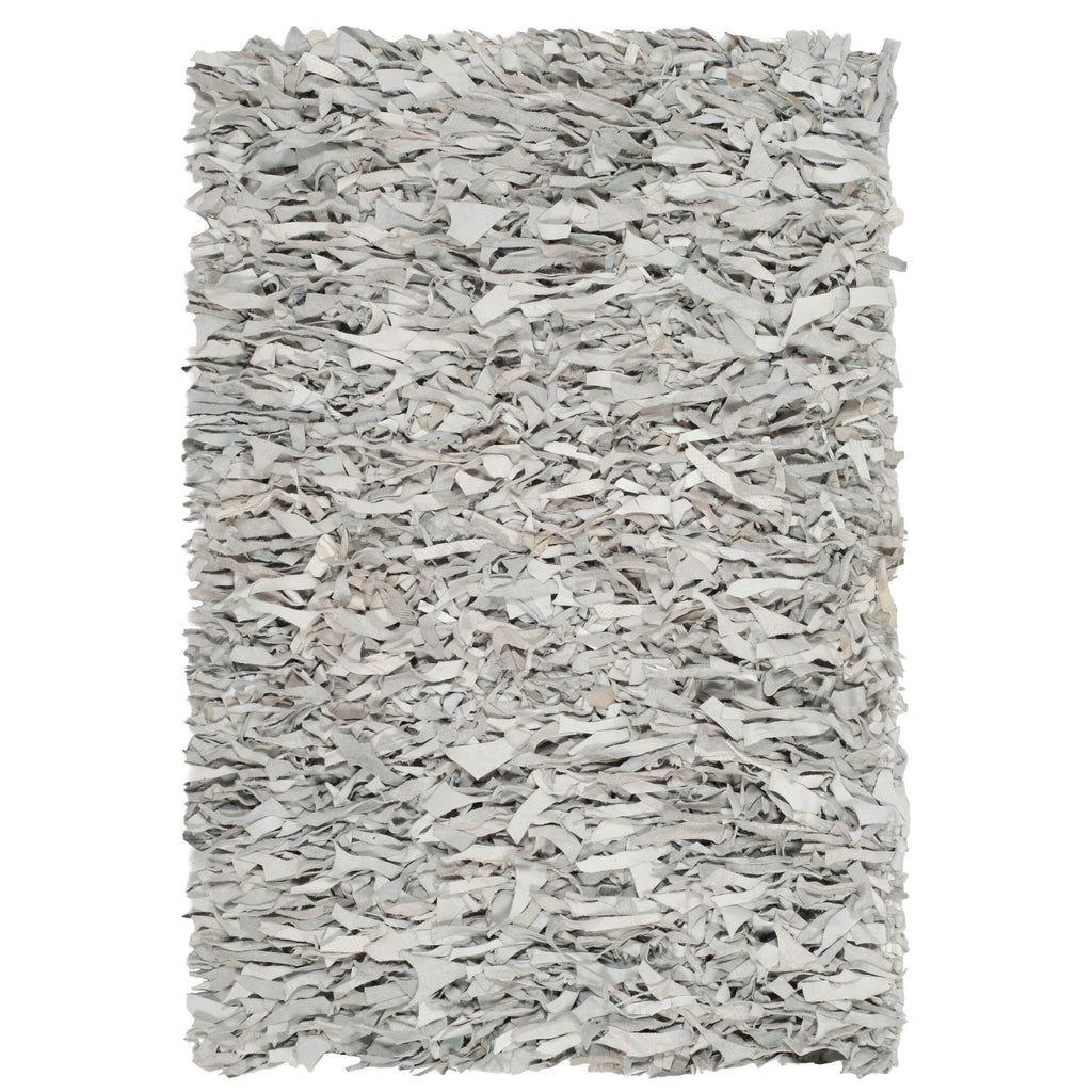 SAFAVIEH Handmade Leather Shag Blayne Modern Leather Rug