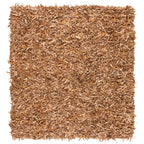 SAFAVIEH Handmade Leather Shag Doinita Modern Decorative Rug