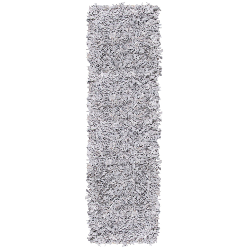 SAFAVIEH Handmade Leather Shag Doinita Modern Decorative Rug