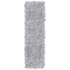 SAFAVIEH Handmade Leather Shag Doinita Modern Decorative Rug