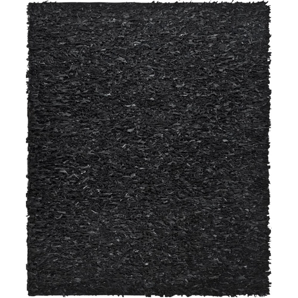 SAFAVIEH Handmade Leather Shag Doinita Modern Decorative Rug