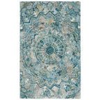 SAFAVIEH Handmade Marquee Carlijn Modern Medallion Wool Rug