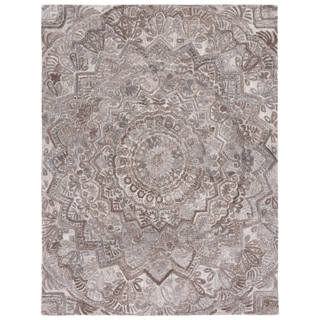 SAFAVIEH Handmade Marquee Carlijn Modern Medallion Wool Rug