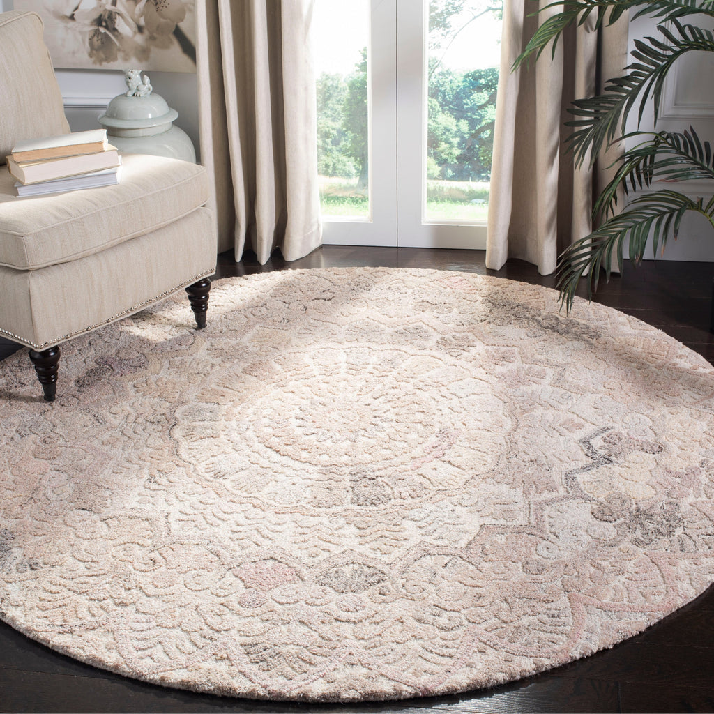 SAFAVIEH Handmade Marquee Carlijn Modern Medallion Wool Rug