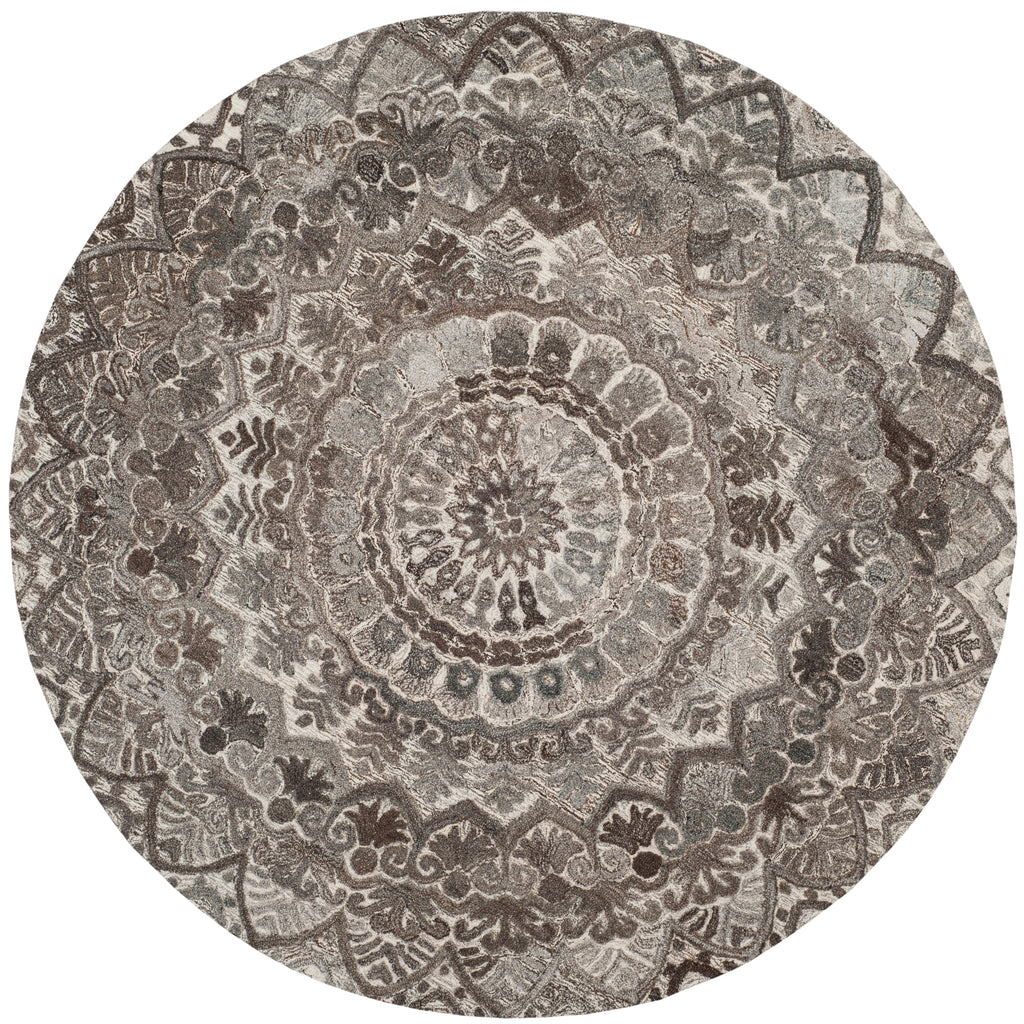 SAFAVIEH Handmade Marquee Carlijn Modern Medallion Wool Rug