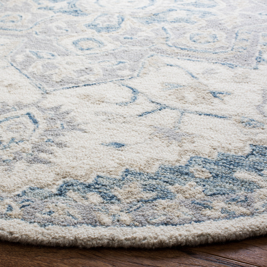 SAFAVIEH Handmade Micro-Loop Gulseven Medallion Wool Rug